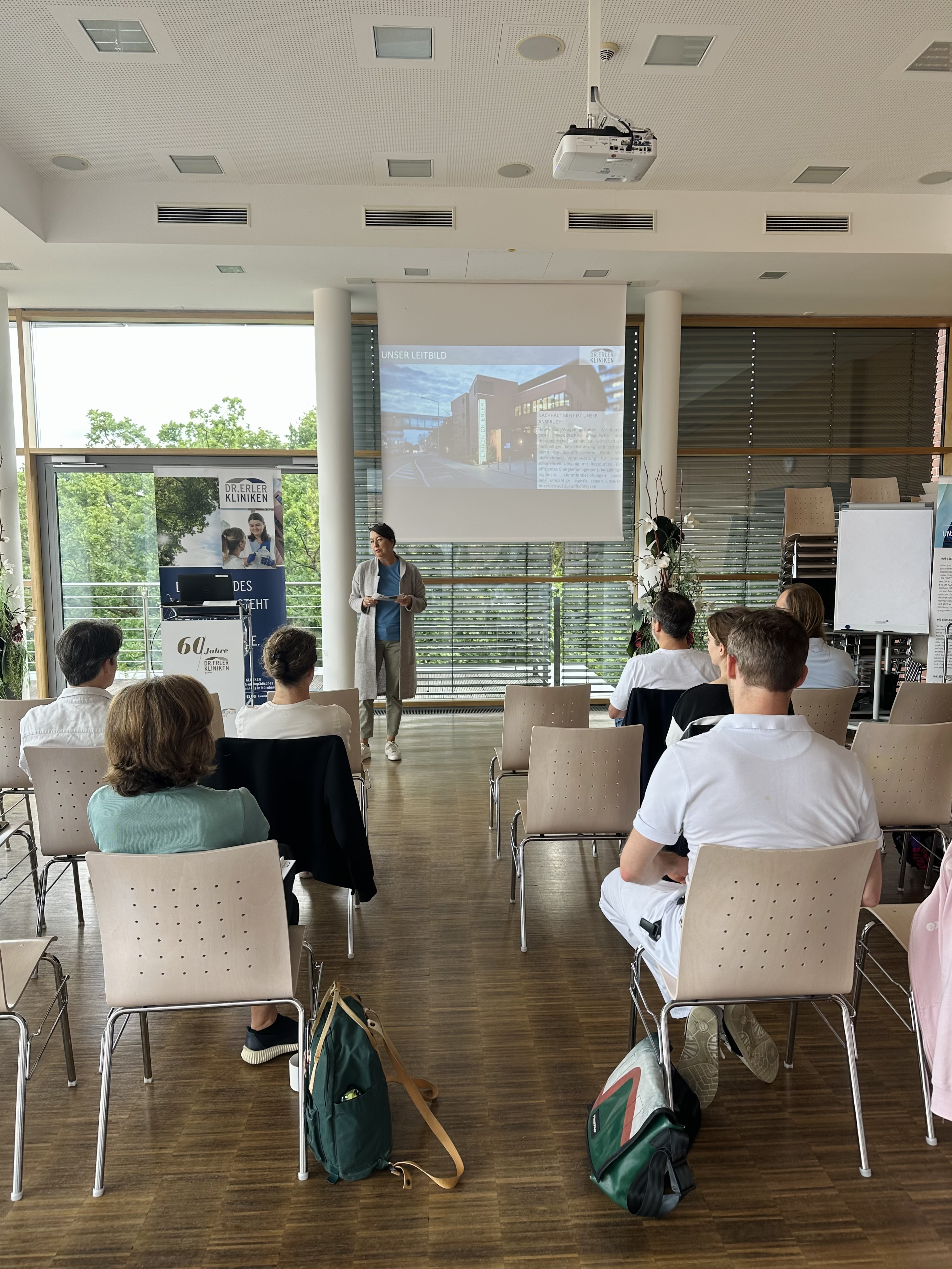 Konferenzraum der Dr. Erler Kliniken beim 5. Physiotherapietag